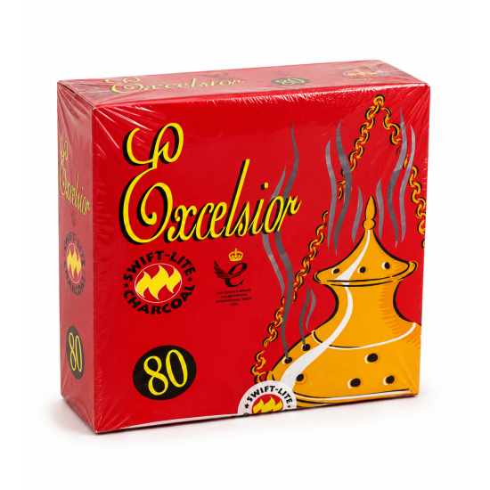 Excelsior Charcoal - Pack of 80