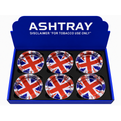 Glass Ashtray Round, Item No SMK - 1989 , Pack of 6