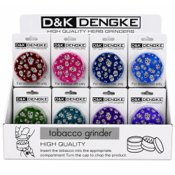 D&K Plastic Grinder Assorted Colour, Item Code - SMK - 2726 Pack OF 24