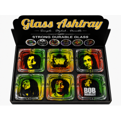 Glass Ashtray Square, Item No SMK - 2016 , Pack of 6