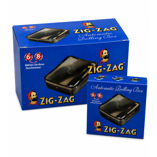 Zig - Zag Automatic Rolling Machine, Silver Colour - Pack of 6 