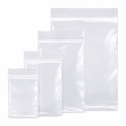 Zipper Bag 75 x 75 Clear - Pack of 1 x 500 Bag Approx 