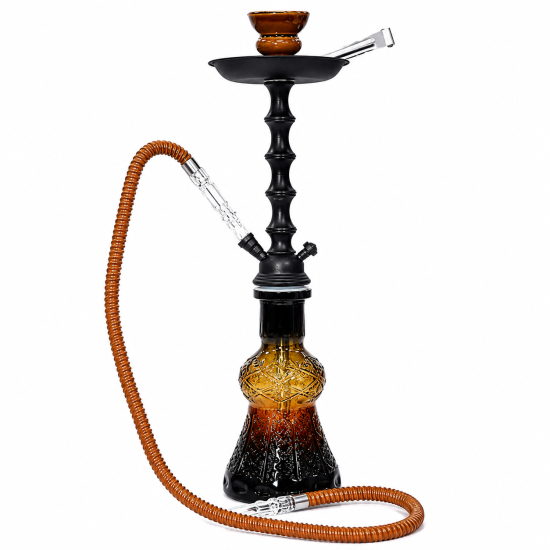 Hookah Medium Single Pipe Assorted Colour, Item Code - PS - 152, Pack of 1  