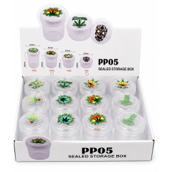 Plastic Storage Jar, Capacity - 20ml, Item Code -SMK - 4614, Pack of 24