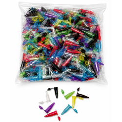 Small Plastic Smoking Cones - Assorted Colours - Pack of 500