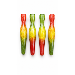 Glass Pipe Colourful - Pack of 48