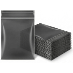 Zipper Bag 50 x 50 Black Colour - Pack of 1 x 900 Bag Approx 