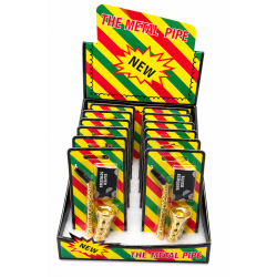 Metal Pipe Gold, Item No SMK - 4409, Pack of 12