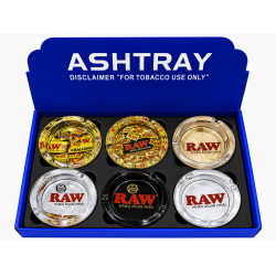 Glass Raw Ashtray Round, Item No SMK - 1972 , Pack of 6