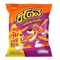 Cheetos Corn Snack Spicy Barbecue - Pack of 18 x 75g