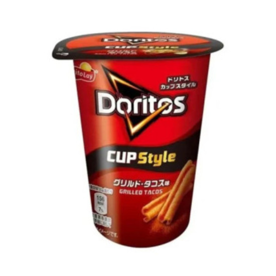 JAPAN FRITOLAY DORITOS CUP GRILLED TACOS 60G/ 12PCS Chips & Crisps image
