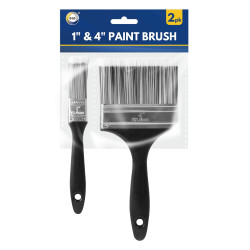 2PC 1'' & 4'' Paint Brush - Pack of 1 