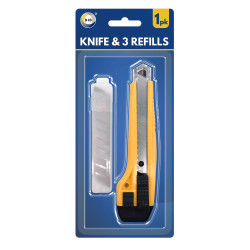 1pc Knife & 3 Refils - Pack of 1