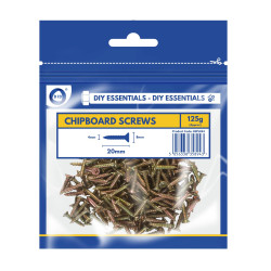 20mm Chipboard Screws 125g - Pack of 1
