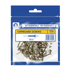 25mm Chipboard Screws 125g - Pack of 1