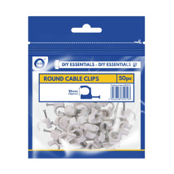10mm Round Cable Clips - Pack of 1