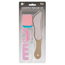 Assorted 6Pcs Pedicure Set - Pack of 1 