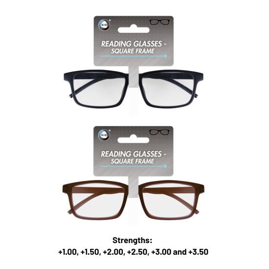 Reading Glasses Square Frame 