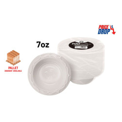 Reusable Plastic Bowls  - Pack of 100 x 7oz