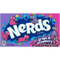 NERDS GRAPE & STRAWBERRY 5OZ/ 12PCS