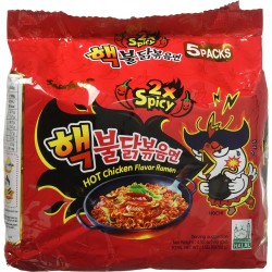 SAMYANG 2X SPICY HOT CHICKEN RAMEN MULTIPACK 5OZ/ 40PCS