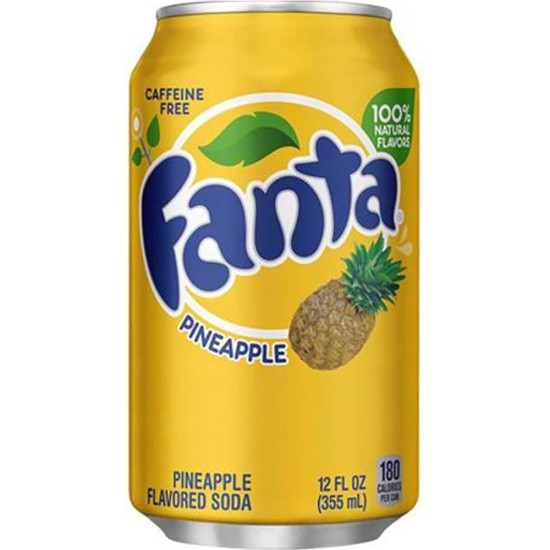 FANTA PINEAPPLE 12OZ/ 12PCS Soda image
