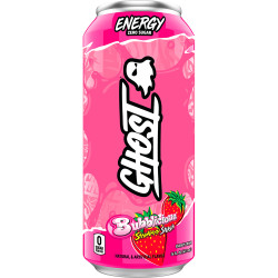 GHOST ENERGY BUBBLICIOUS STRAWBERRY 16OZ/ 12PCS