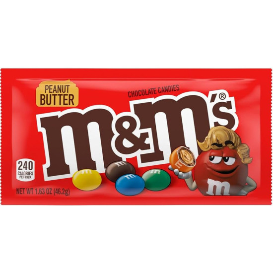 M&M'S PEANUT BUTTER 1.63OZ/ 24PCS image