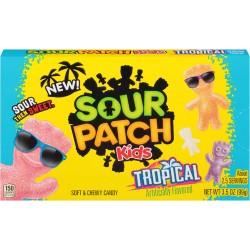 SOUR PATCH KIDS TROPICAL THEATRE BOX 3.5OZ/ 12PCS