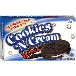 COOKIE DOUGH BITES COOKIES N CREAM 3.1OZ/ 12PCS