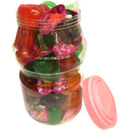 DAFFY`S JELLY HEART SHAPED JELLIES IN A JAR 35G X 30PCS