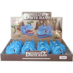 TOY CANDIES IN DISPLAY CASE-DINO BITE - 12PC