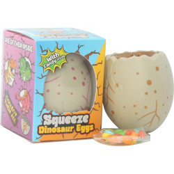 TOY CANDIES IN DISPLAY CASE-DINOSAUR EGG - 12PC