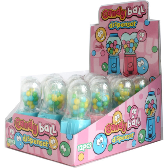 TOY CANDIES IN DISPLAY CASE-HEART DISPENSER - 12PC image