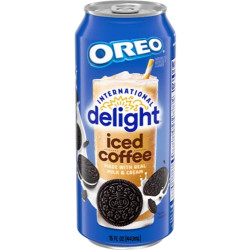 International Delight Iced Coffee 15oz/12 Cans- OREO----JUNE DATED