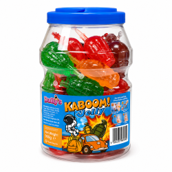 DAFFY`S KABOOM JELLY FUN SHAPED JELLIES IN A JAR 35G X 30PCS