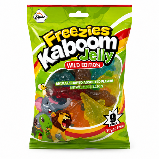 KABOOM JELLY ANIMAL WILD 35G/ 9 X 12PCS image