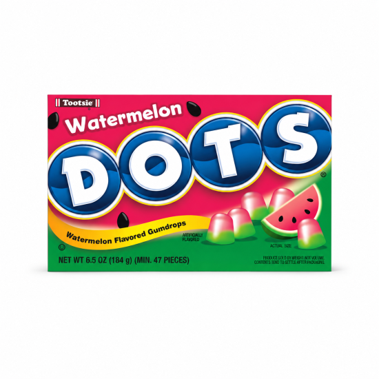 Dots Watermelon Theatre Box - Pack of 12 x 6.5oz 