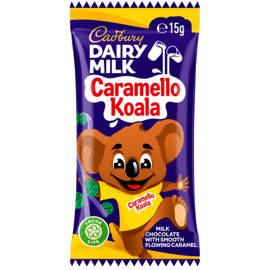 Cadbury Dairy Milk Caramello Koala  - Pack of 72 x 15g 