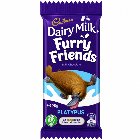 Cadbury Dairy Milk Furry Friends - Pack of 72 x 20g 