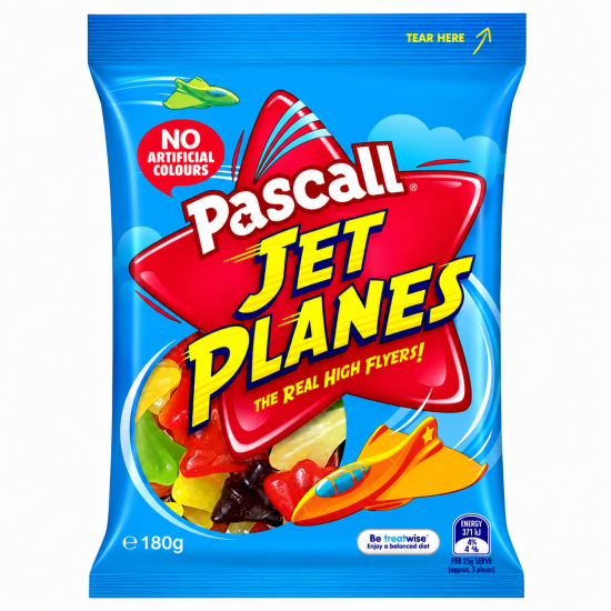 Pascall Jet Planes - Pack of 18 x 180g 