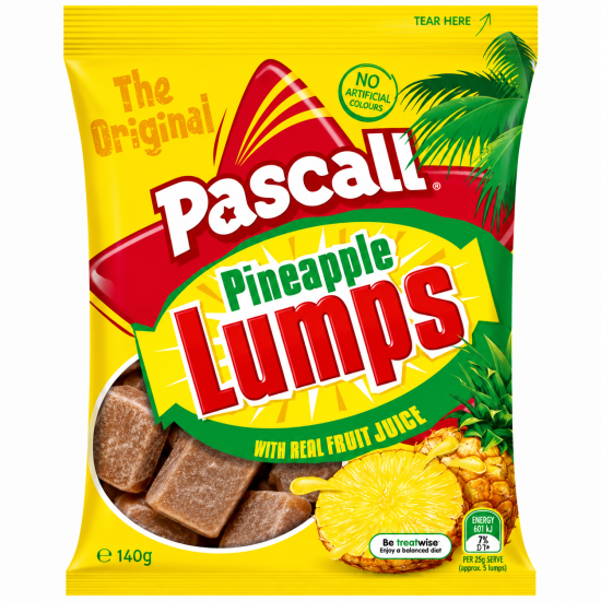 Pascall Pineapple Lumps  - Pack of 14 x 120g