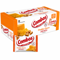 Combos Cheddar Cheese Pretzel - Pack of 18 x 1.8oz