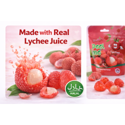 Halal Peel Me Gummies Peelers 65g/24 bags- LYCHEE Flavour