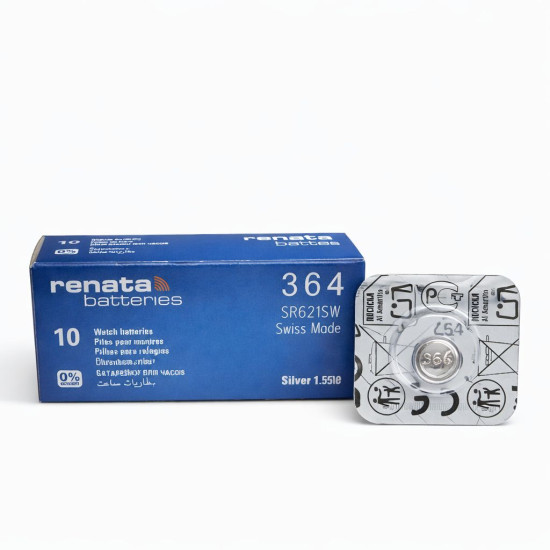 Renata Batteries 364 SR621SW  - Pack of 10 