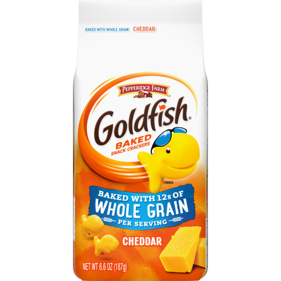 GOLDFISH CRACKERS WHOLE GRAIN 6.6OZ/ 24PCS image