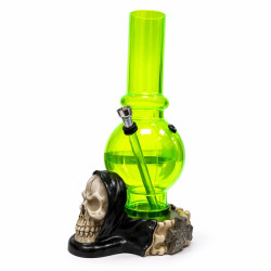  Acrylic Face Waterpipe 32cm - Assorted Colour & Design