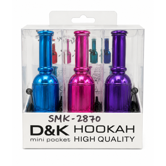 D&K Mini Bong, Item Code - SMK-2870, Pack of 6 