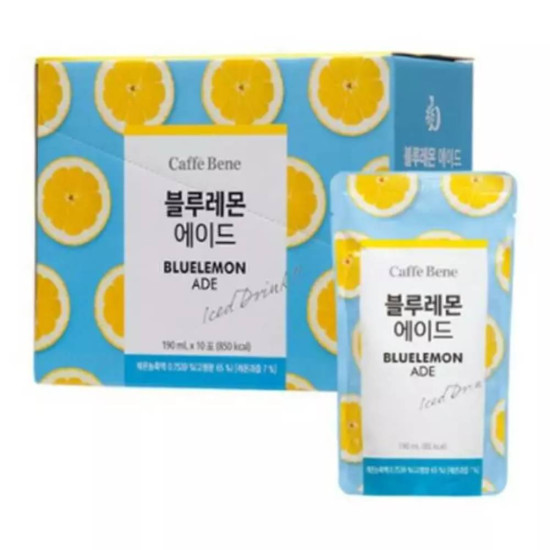CAFFE BENE BLUE LEMON ADE 190ML/10PCS  image