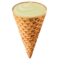 DIPPO MINI CONE- MILK WHITE CREAM FILLED WAFER CONE 70G/18BAGS